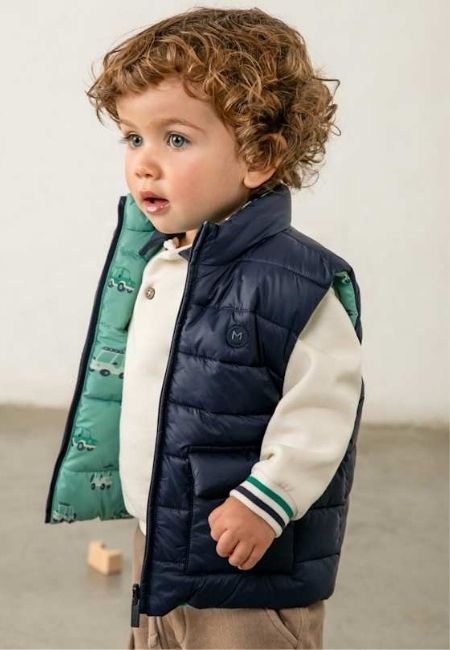 Navy vest for children at folia in south dartmouth, ma