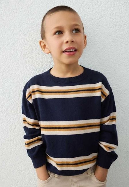 Navy striped sweaters for boys at folia in south dartmouth, ma