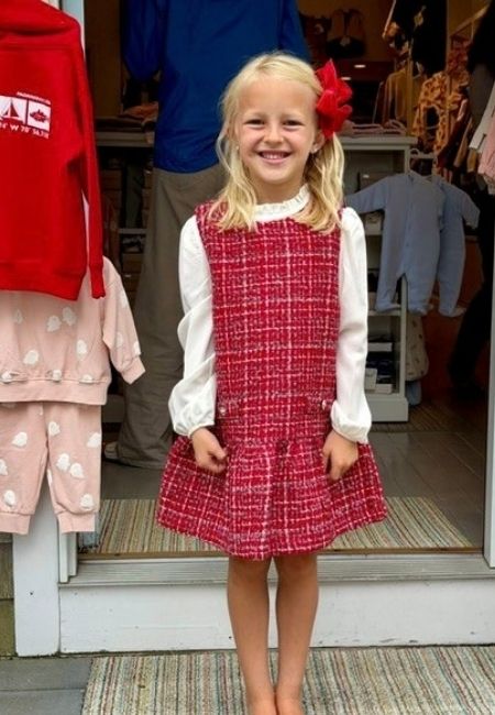 Red holiday dresses for girls at folia in south dartmouth, ma