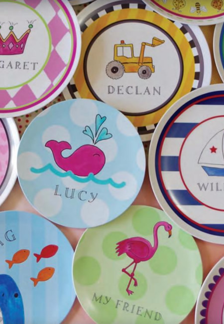Personalized tableware for children