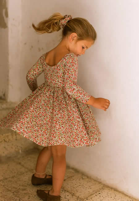 Floral twirl dress for girls at folia in south dartmouth, ma